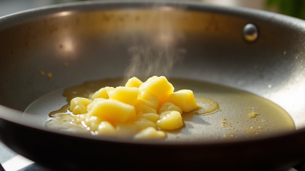 gently add diced ham
