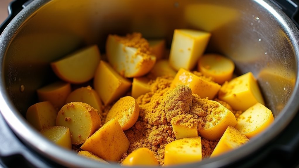 gently mix ingredients together