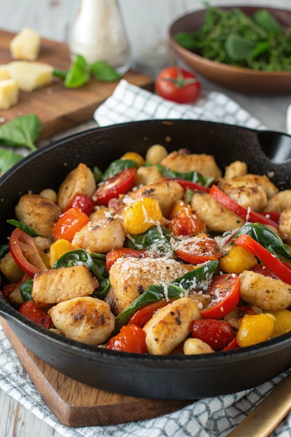 gnocchi with chicken skillet