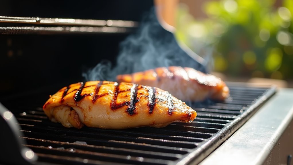 grill chicken until done