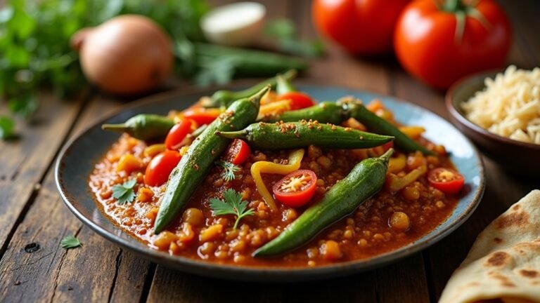 healthy indian bhindi masala