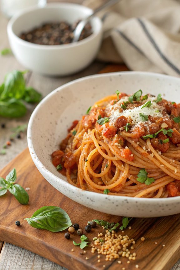 healthy lentil pasta option