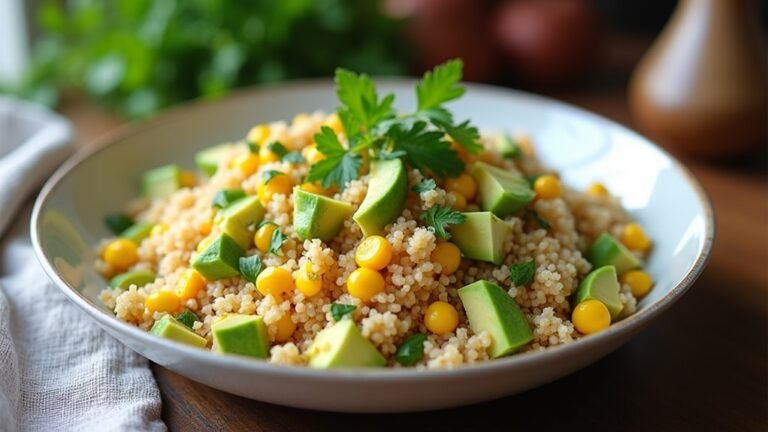 healthy quinoa corn salad