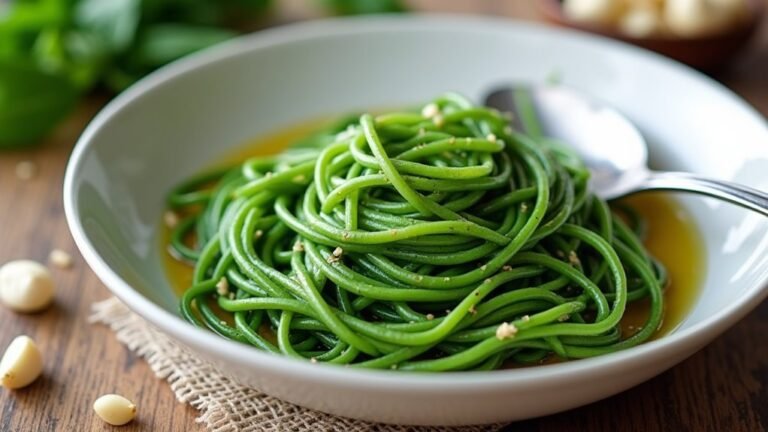 healthy spinach spaghetti recipe