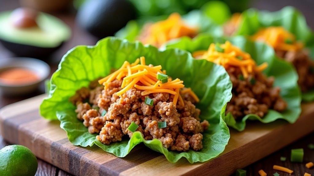 healthy turkey taco wraps