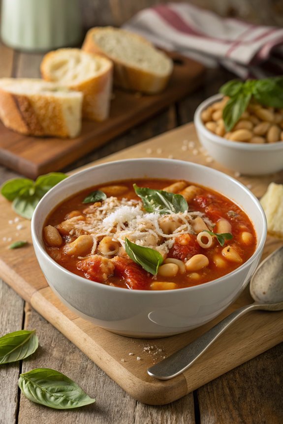hearty bean pasta soup