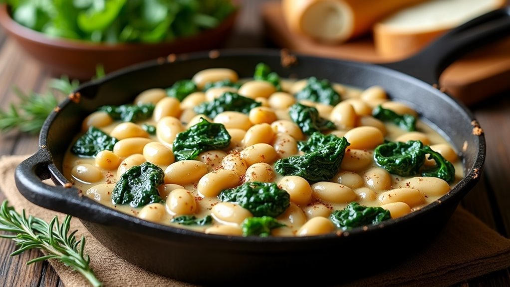 hearty creamy white beans
