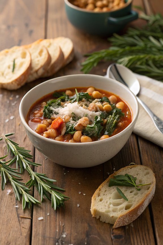 hearty italian chickpea soup