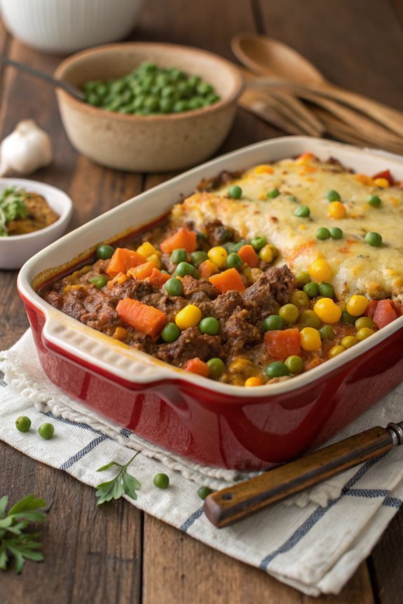 hearty vegetable beef casserole
