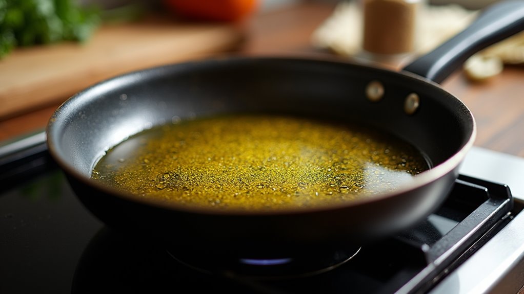 heat oil in skillet
