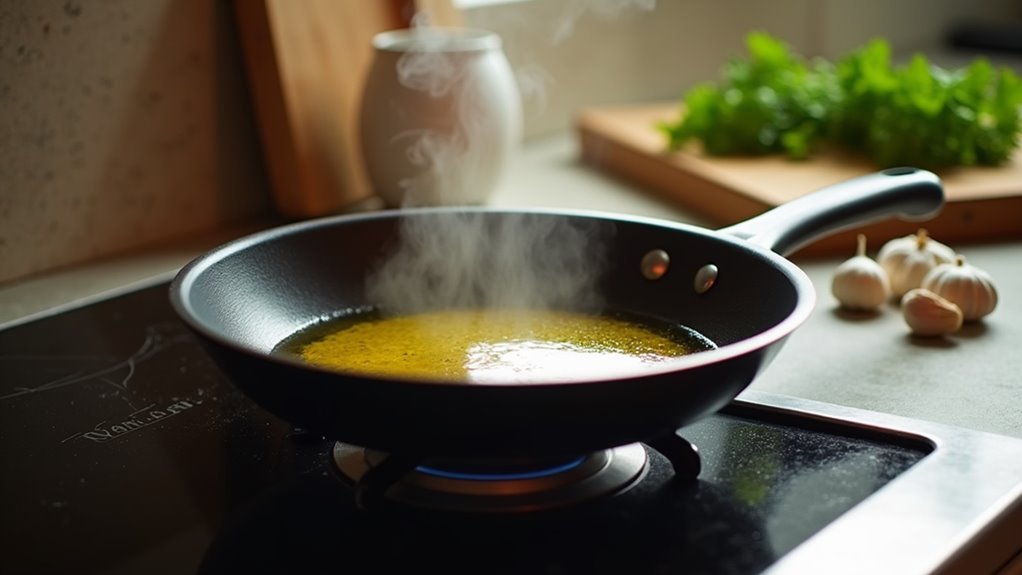 heat oil in skillet