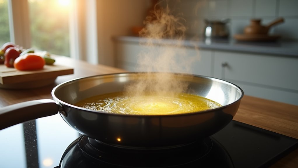 heat oil in skillet