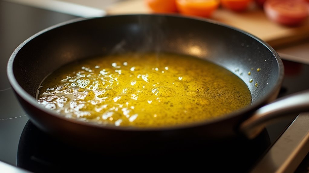 heat oil in skillet