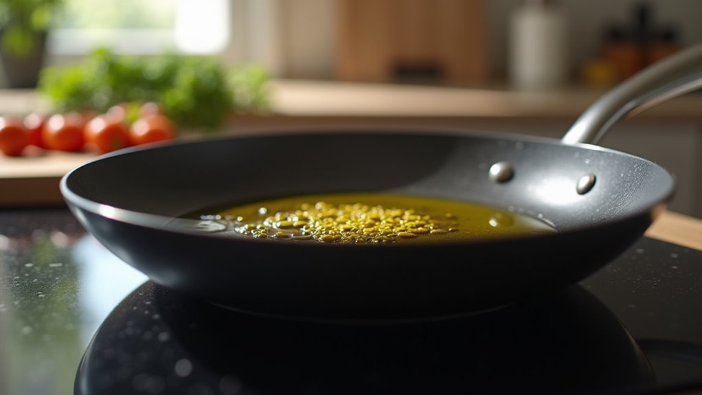 heat oil in skillet