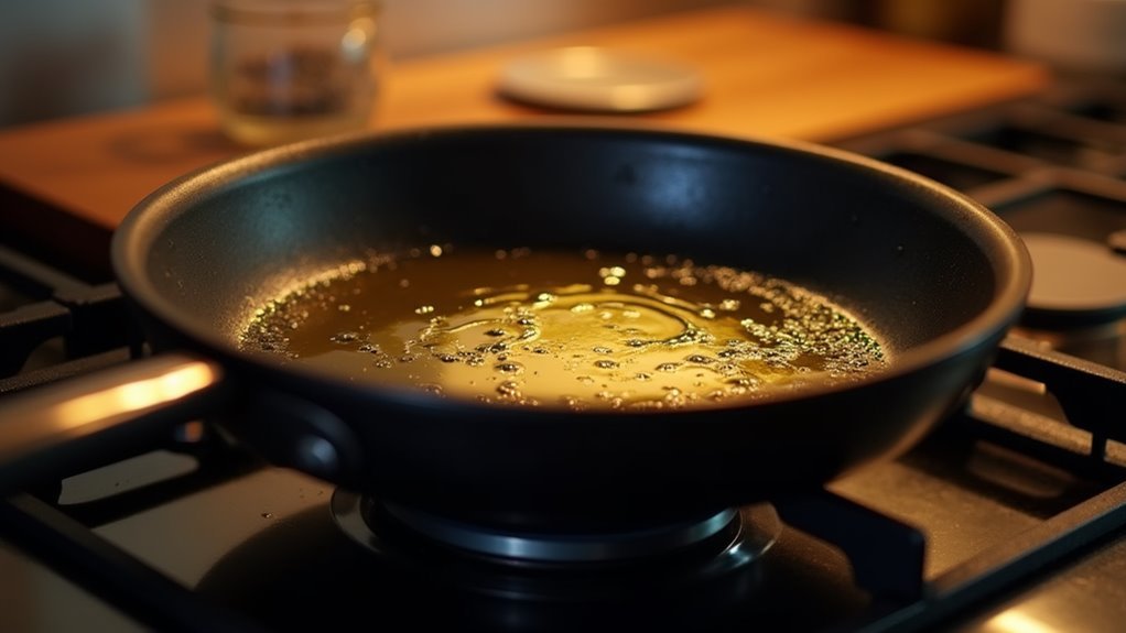 heat oil in skillet