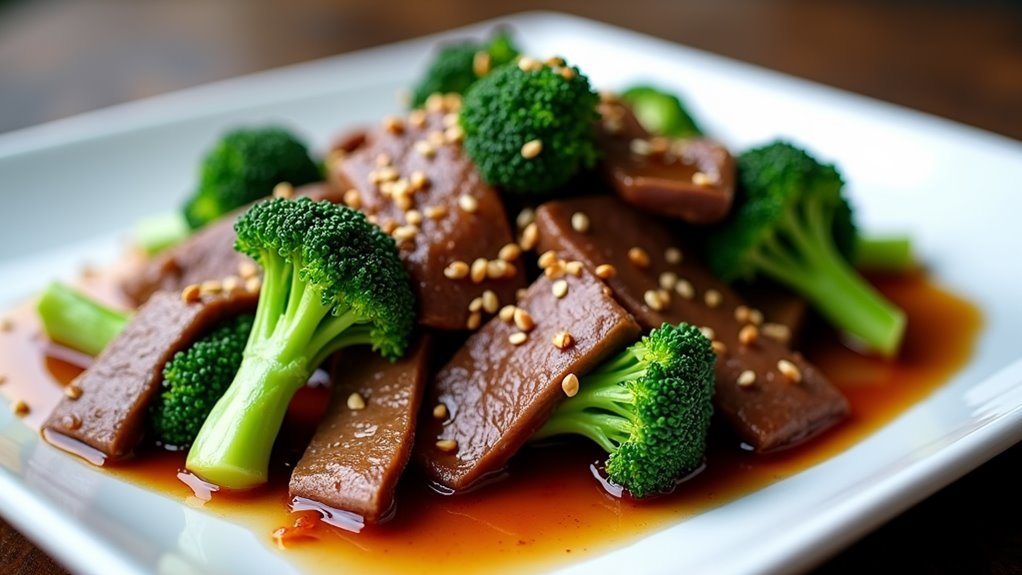 homemade beef and broccoli