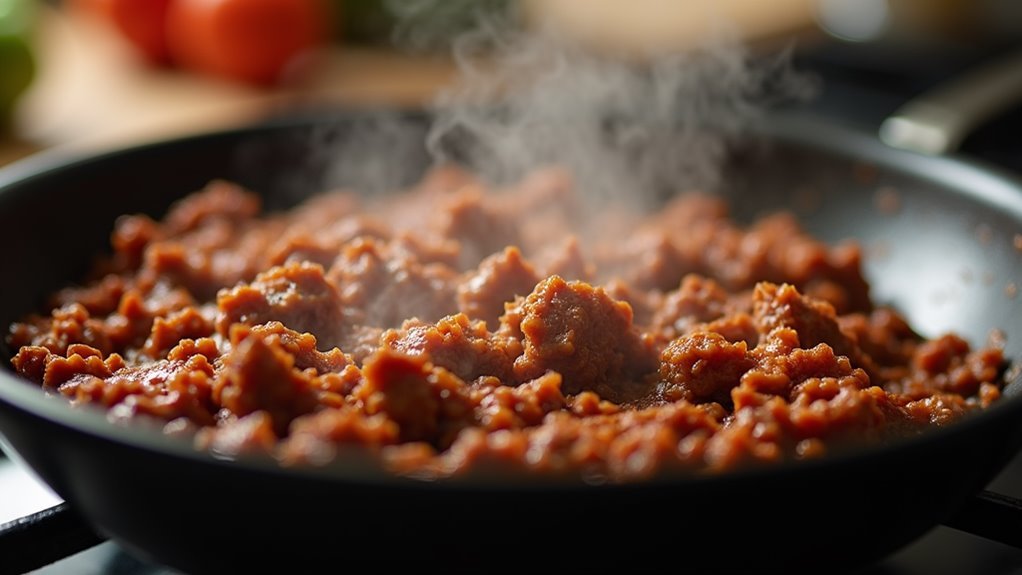 incorporate browned ground beef