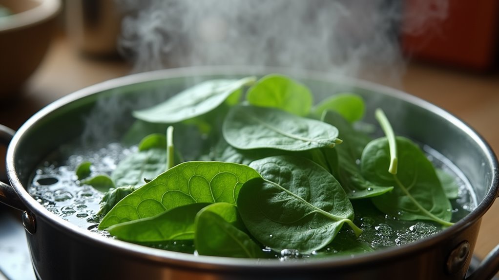 incorporate spinach pur e mixture