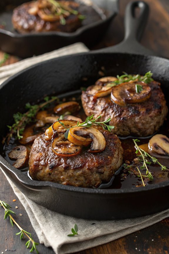 juicy ground beef patties