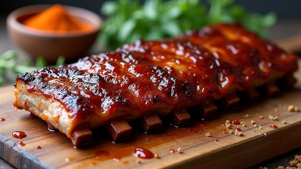 juicy smoky barbecue ribs