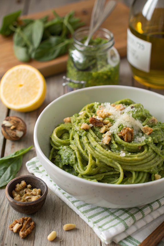 kale pesto pasta recipe