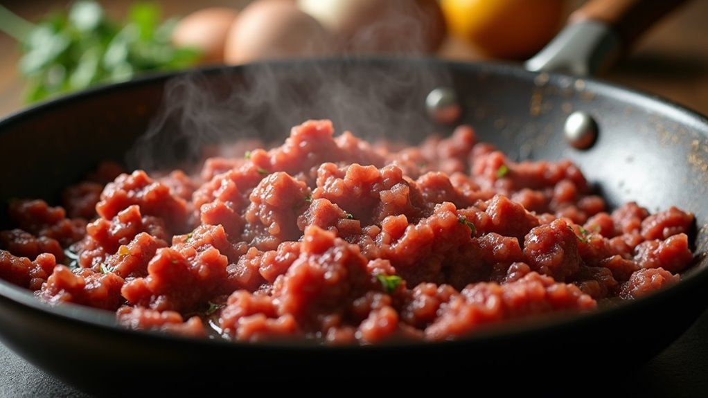 layer beef with corn