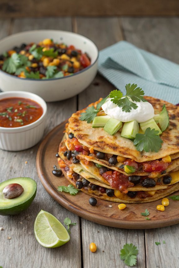 layered mexican enchilada dish