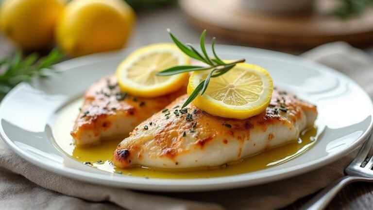 lemon rosemary chicken dish