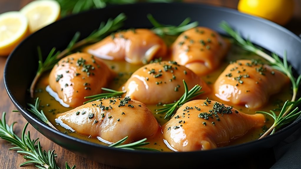 marinate chicken for thirty minutes