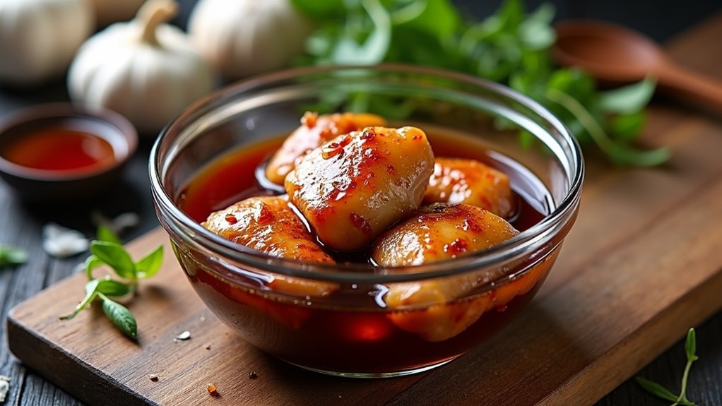 marinate chicken thighs thoroughly