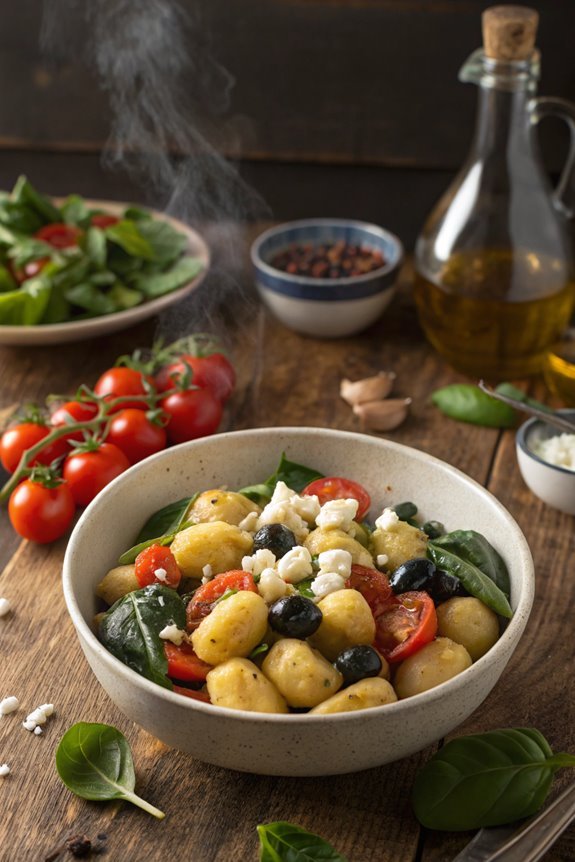 mediterranean style potato dumplings