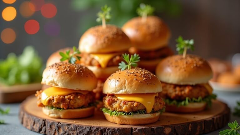 mini chicken burgers recipe