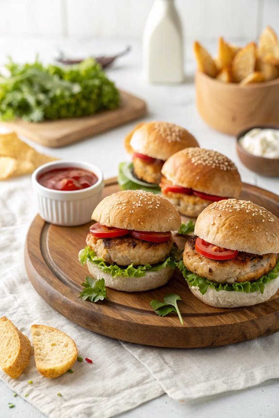 miniature chicken patties recipe