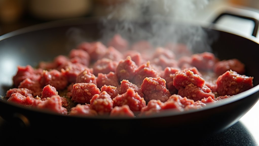 mix ingredients in dish