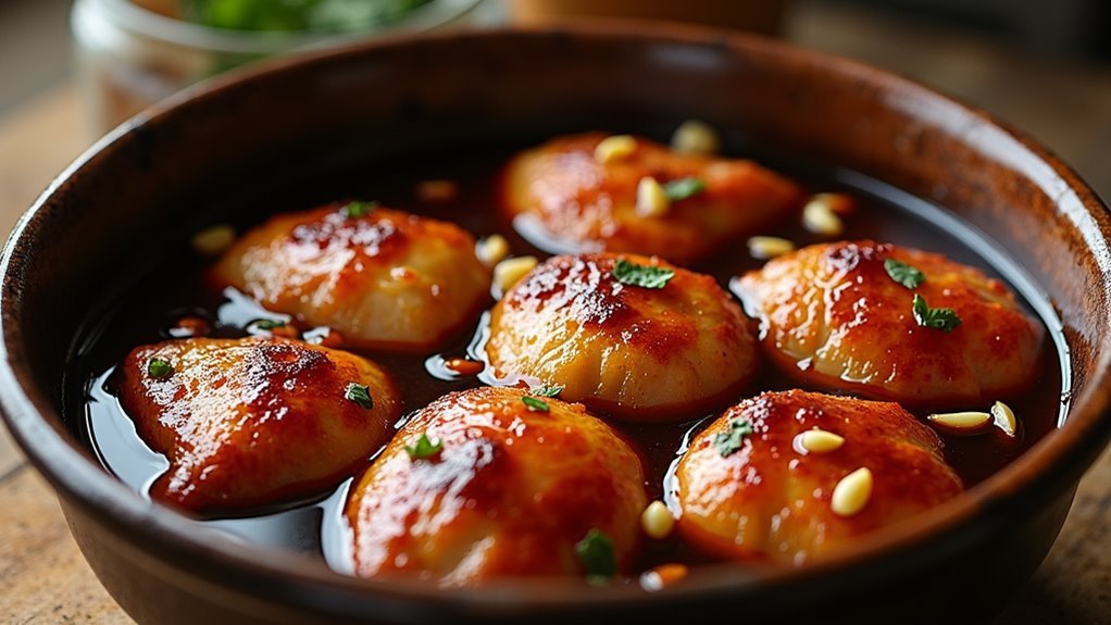 mix marinade ingredients together
