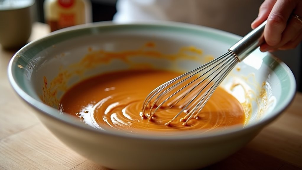 mix noodles with sauce