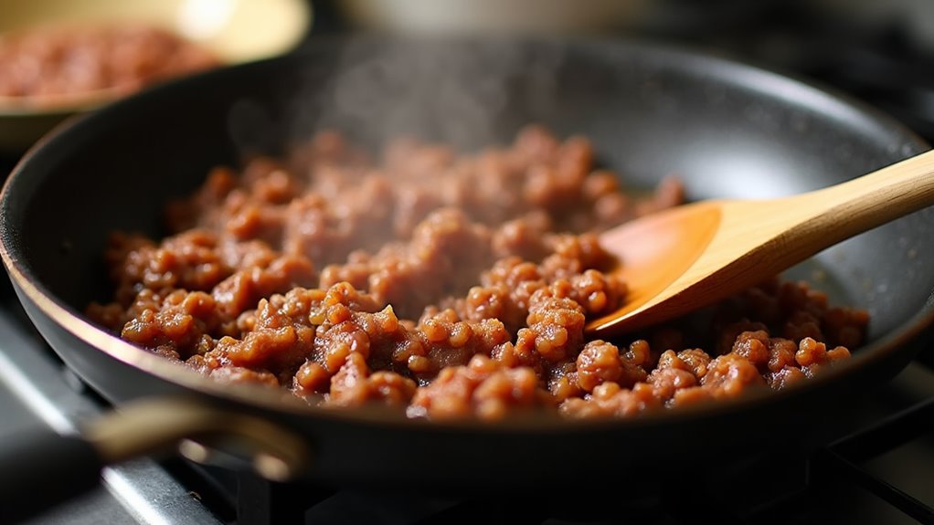 mix pasta with sauce