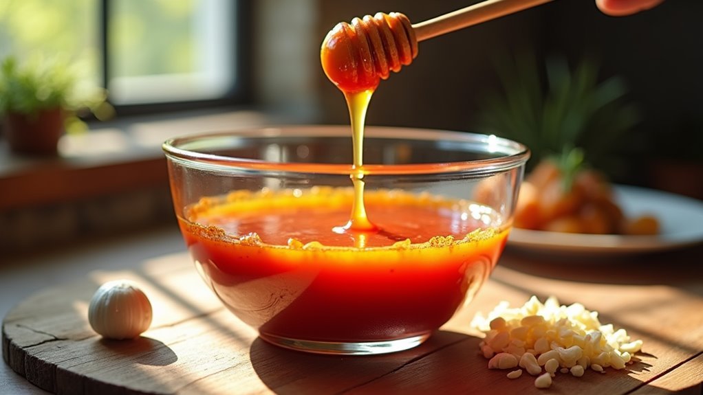 mix sauce ingredients together