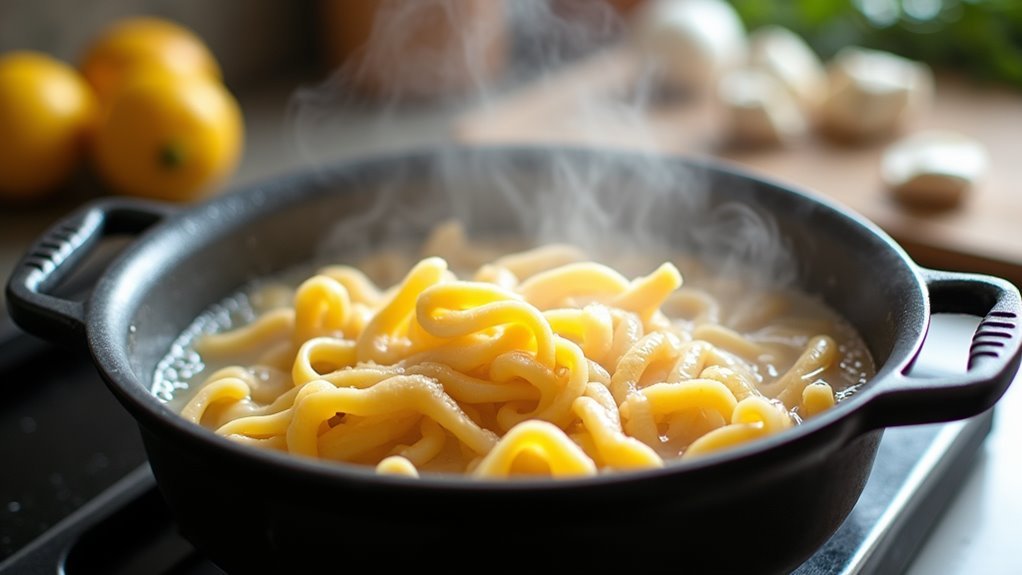 mix tuna and pasta