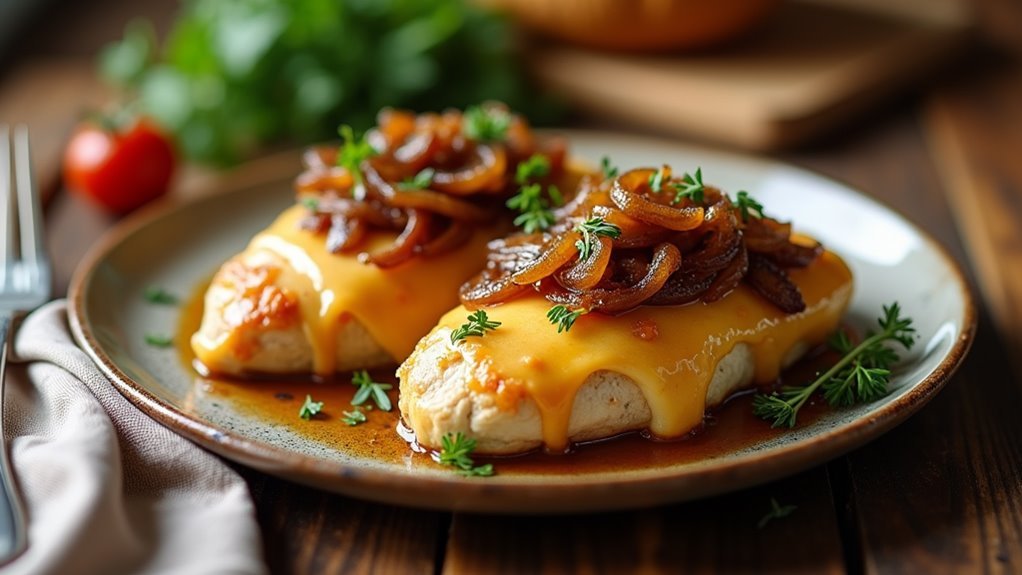 mouthwatering french onion chicken
