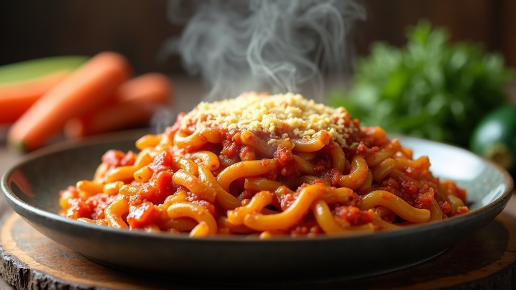 nutritious hidden vegetable pasta