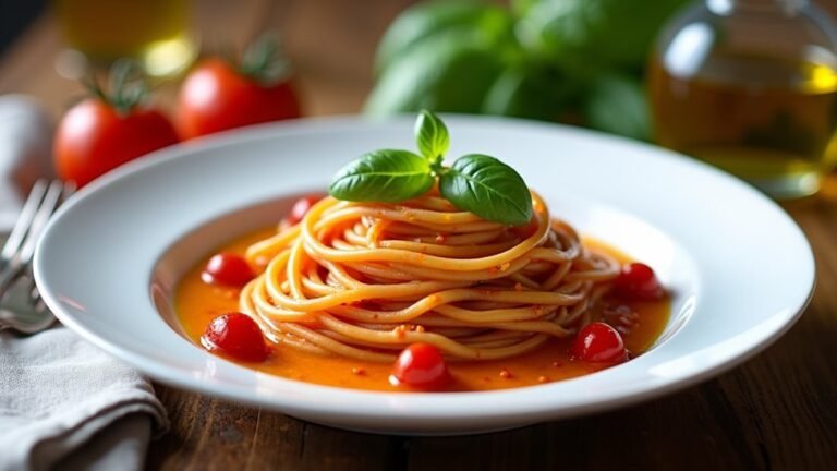 nutritious lentil pasta dish
