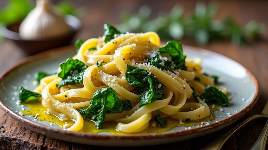 nutritious swiss chard pasta