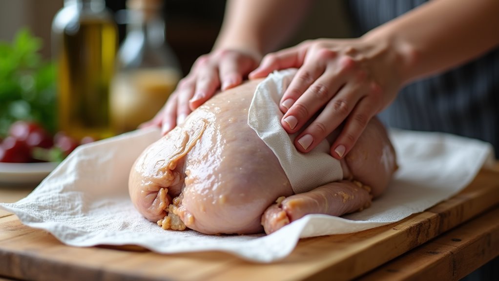 pat turkey breast dry