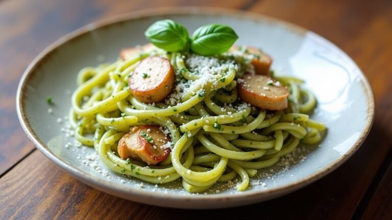 pesto chicken pasta delight