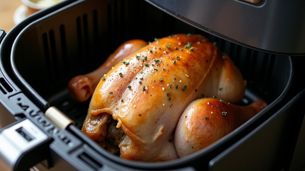 position food in basket