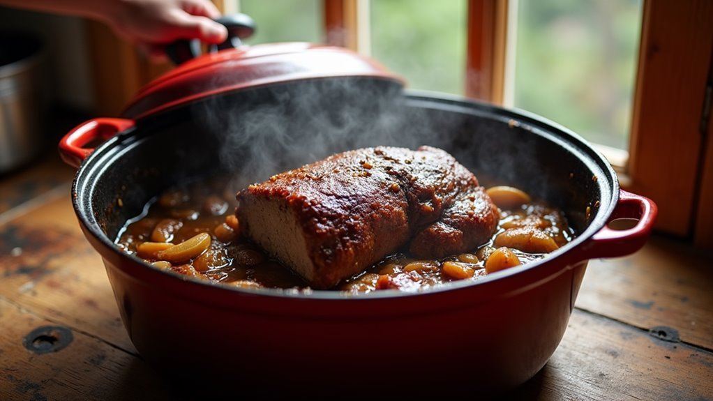 pour beer on brisket