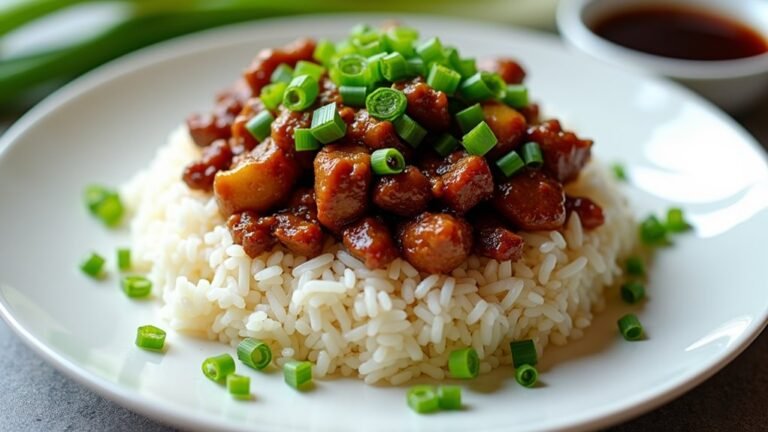 quick and flavorful beef rice