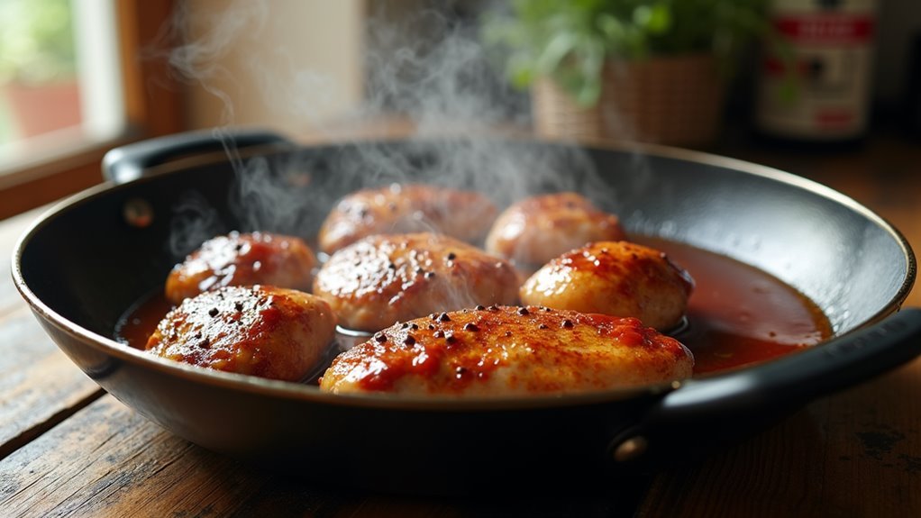 remove chicken from heat
