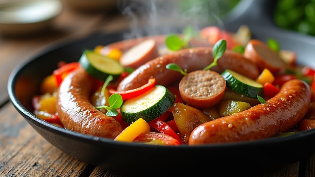 sausage and vegetable dish